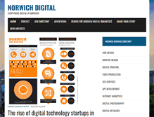 Tablet Screenshot of norwichdigital.com